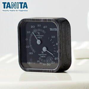 TANITA タニタ 温湿度計 ブラックTT-570-BK 温度 湿度 温度計 湿度計 気温 室温【送料無料】