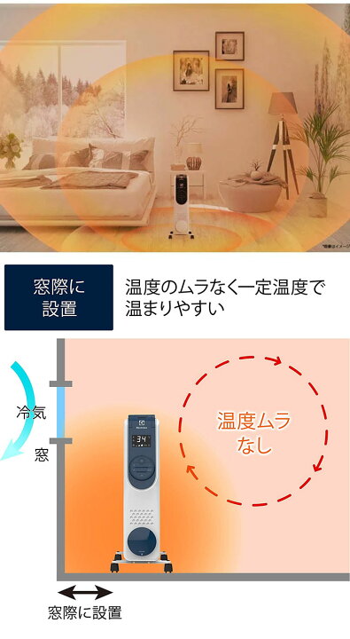 楽天市場】エレクトロラックス Electrolux オイルヒーター ヒーター 