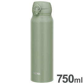 THERMOS サーモス 真空断熱ケータイマグ 750ml JNL-756 SMKKI スモークカーキ 外して洗える飲み口 ワンタッチ 丸洗いOK ステンレス魔法びん 軽量コンパクト スポーツ飲料OK【送料無料】