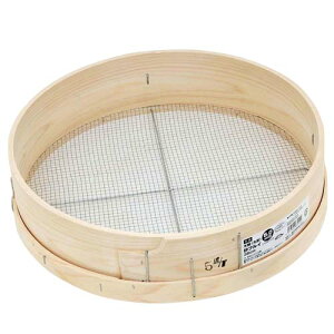 千吉・木製砂フルイ(丸型)‐35cm・5.0MM 園芸道具:盆栽用品:土入れ【送料無料】