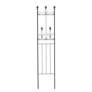 オールドシャトーフェンス スリムタイプ 4枚組 フェンス 低い 細め アンティーク ガーデン ガーデニング おしゃれ 北欧 庭園(代引不可)【送料無料】