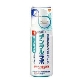 グラクソスミスクライン デンタルラボ 泡ウォッシュ 部分入れ歯の洗浄2ステップケア 125ml 日用品 日用消耗品 雑貨品(代引不可)