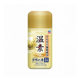 【単品3個セット】 アース製薬 温素 澄明の湯 600g 入浴剤(代引不可)【送料無料】