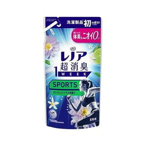 【単品4個セット】 レノア超消臭1weekSPORTSフレッシュシトラスの香りつめかえ用 P&Gジャパン(代引不可)