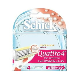 クアトロ4フォーウーマン替刃 4コ入 シック・ジャパン(代引不可)【メール便配送】【送料無料】