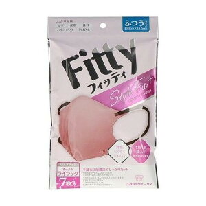 【単品6個セット】 スタイルフィットプラス立体7枚ふつうOL×BK 玉川衛材(代引不可)【送料無料】