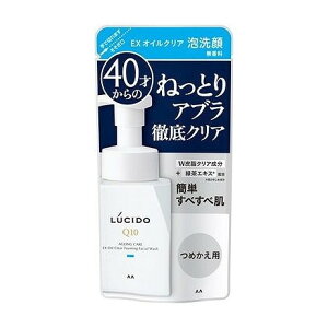 【単品6個セット】 ルシード EXオイルクリア泡洗顔 つめかえ用 マンダム(代引不可)【送料無料】