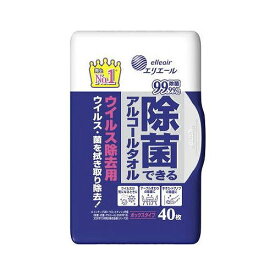 エリエール除菌できるアルコールタオル用ボックス本体40枚(代引不可)