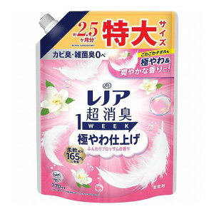 【単品12個セット】 P&Gジャパン レノア超消臭1WEEK極やわ仕上げふんわりブロッサムの香りつめかえ用特大サイズ 770mL(代引不可)【送料無料】