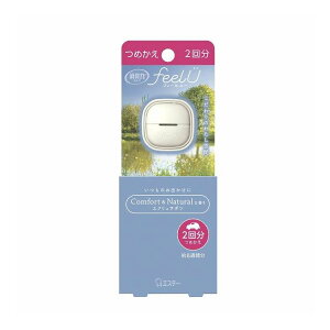 【単品19個セット】 エステー 消臭力 クルマ用 feelU クリップタイプ つめかえ エクリュサボン(代引不可)【送料無料】