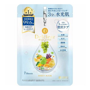 【単品20個セット】 明色化粧品 DETクリア ブライト&ピール シートマスク(代引不可)【送料無料】