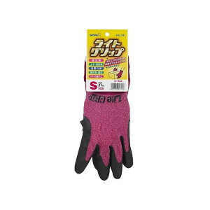【単品1個セット】ショーワグローブ ライトグリップ(タグ付き)Sレッド(代引不可)【メール便(ゆうパケット)】
