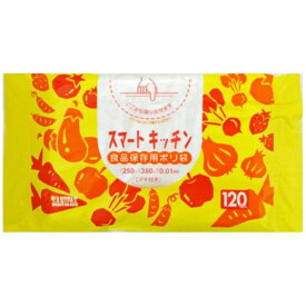 【単品1個セット】日本サニパック K18スマートキッチン保存袋120枚(代引不可)【メール便（ゆうパケット）】