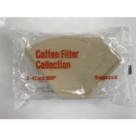 【単品11個セット】 台形EF2-100P 無漂白コーヒーフィルター カナエ紙工(代引不可)【送料無料】