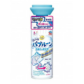 【単品12個セット】らくハピ バブルーン 洗面台の排水管 200ML アース製薬(代引不可)【送料無料】