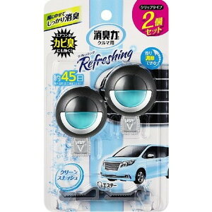 【単品6個セット】クルマの消臭力クリップタイプ2PCS6.4ML エステー(代引不可)【送料無料】