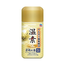 【単品4個セット】温素 澄明の湯 600g アース製薬(代引不可)【送料無料】