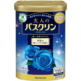 【単品8個セット】大人のバスクリン 神秘の青いバラの香り 600G バスクリン(代引不可)【送料無料】