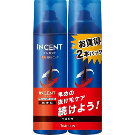 【単品13個セット】インセント 薬用育毛トニック 無香料 プレミアムクール 190Gペアパック バスクリン(代引不可)【送料無料】