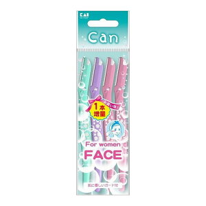 【単品15個セット】 キャンバブルL3本入FACE 貝印株式会社(代引不可)【送料無料】