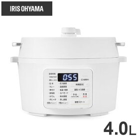 アイリスオーヤマ 電気圧力鍋 4.0L PC-MA4-W ホワイト(代引不可)【送料無料】