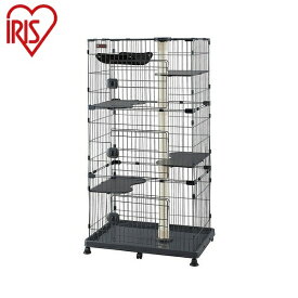 アイリスオーヤマ キャットランドケージ PCLC-903 ダークグレー キャットランド キャットタワー 猫 ねこ ネコ つめとぎ ハンモック キャスター付き IRIS OYAMA(代引不可)【送料無料】