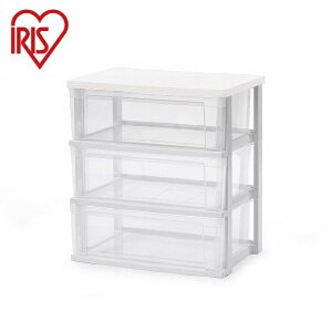 �A�C���X�I�[���} �E�b�h�g�b�v�`�F�X�g NSW-543WT �z���C�g/�N���A IRIS OHYAMA(����s��)�y���������z