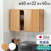 楽天市場】吊り戸棚 扉タイプ 60センチの通販