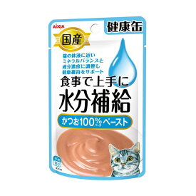 アイシア 国産 健康缶パウチ 水分補給かつお40g 猫 ウェット キャットフード