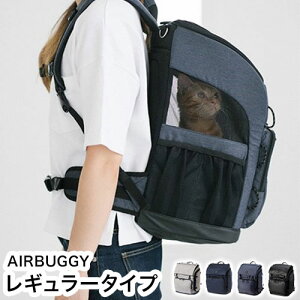 AIRBUGGY 3WAY BACKPACK CARRIER レギュラー エアバギー バックパック キャリー リュック型キャリー バック型 バッグ型 ペットカート 超小型犬 小型犬 猫 Air Buggy for Dog【送料無料】