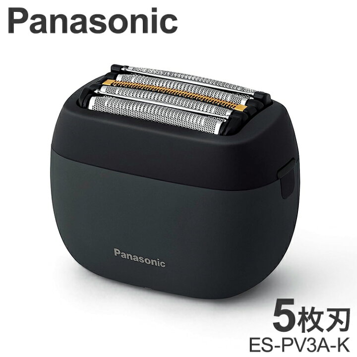 楽天市場】パナソニック ラムダッシュ パームイン 5枚刃 ES-PV3A-K  