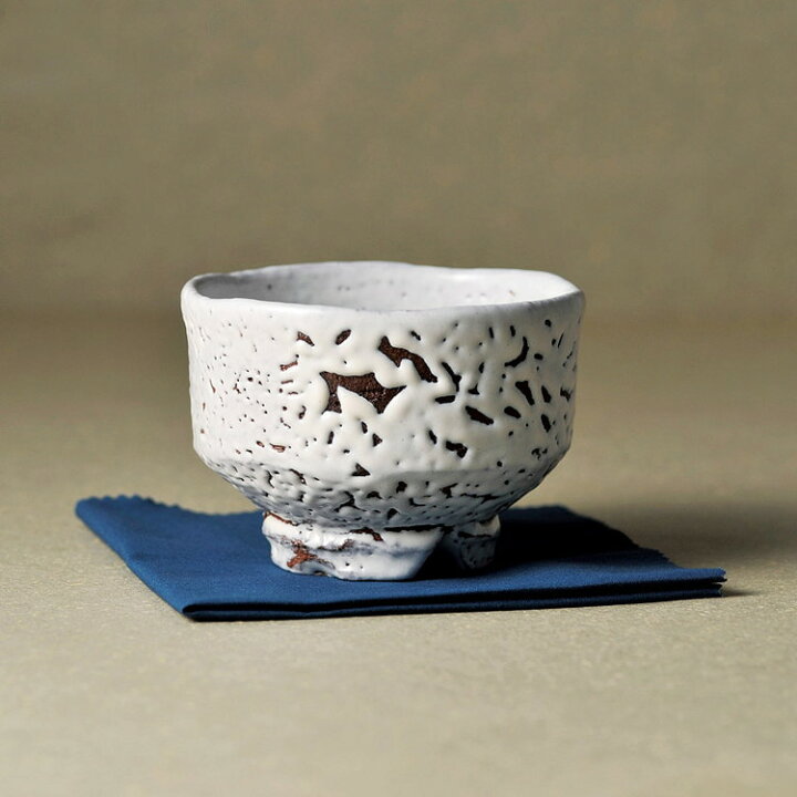楽天市場】原節夫作 白萩楽形茶碗 節夫-41 和陶器 萩焼(代引不可 