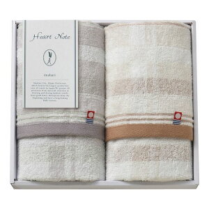 今治タオル Heart Note フェイスタオル2P HN-0026(代引不可)【送料無料】