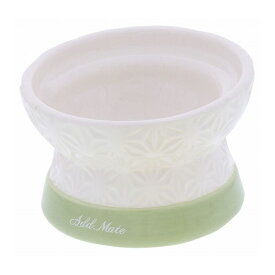 ペティオ アドメイト 猫用食器 フードがこぼれにくい脚付き陶器食器 ドライフード向き