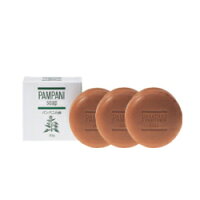 パンパニ 石鹸3個(90g×3)よもぎ配合 あせも かゆみ アトピー 乾燥肌(代引不可)