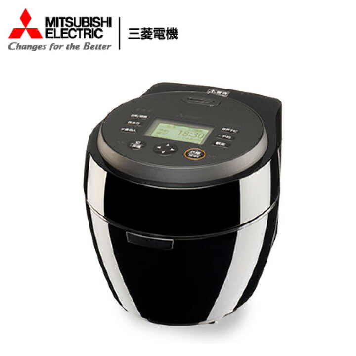楽天市場】三菱電機 本炭釜 紬 IHジャー炊飯器 NJ-BWD10-B 黒曜 5.5合 