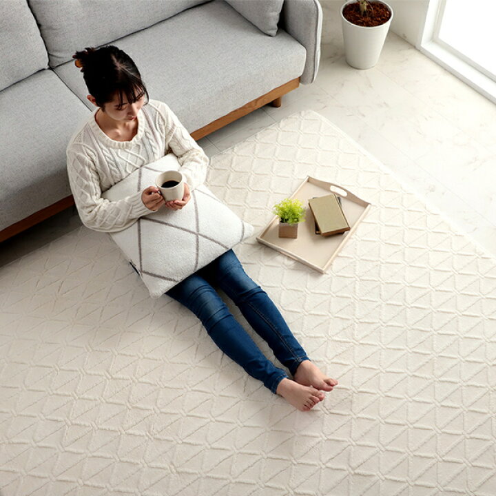 楽天市場】ラグ マット こたつ敷布団 約200×240cm 約3畳 グレー 長方形 