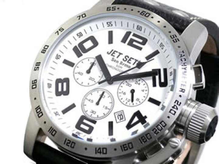 楽天市場】ジェットセット JETSET 腕時計 クロノグラフ メンズ J37571 