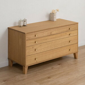 桐結 MUSUBI 総桐チェスト 4段 幅100 奥行44 高さ57 ナチュラル 日本製 完成品 うづくり仕上げ 浮造り仕上げ 真鍮 取っ手 モダン 天然木 チェス 洋服タンス 桐タンス 桐たんす 引き出し(代引不可)