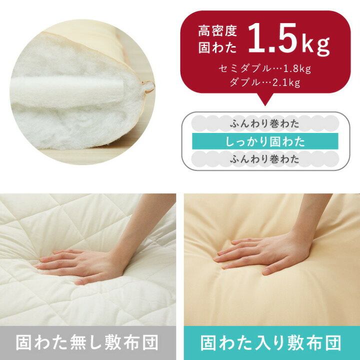 楽天市場】布団セット シングル 7点セット カバー付 固綿入り 抗菌 