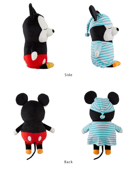 楽天市場 Disney ディズニー きせかえ パジャマ 添い寝枕 50 30cm ミッキー ミニー 添い寝 抱き枕 ピロー ぬいぐるみ 代引不可 送料 無料 リコメン堂生活館