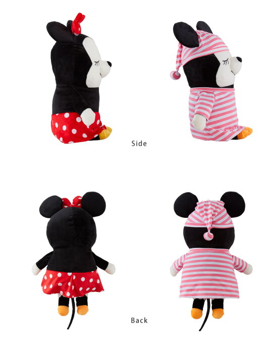 楽天市場 Disney ディズニー きせかえ パジャマ 添い寝枕 50 30cm ミッキー ミニー 添い寝 抱き枕 ピロー ぬいぐるみ 代引不可 送料 無料 リコメン堂生活館