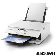 Canon インクジェット複合機 PIXUS TS8930WH ホワイト インクジェットプリンター プリンター キャノン オ…