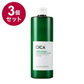 【単品3個セット】 GREEN DERMA グリーンダーマ CICAビッグトナー 500ml【送料無料】