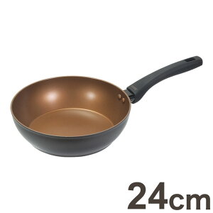 VISIONS GOLD Coating IH�Ή��f�B�[�v�p��24cm Black CP-1749 �p�[�������y���������z