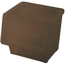 天馬 カバコ 収納ボックス ( Lサイズ ) クリアブラウン プロフィックス ( プラスチック フタ付き 衣装ケース おもちゃ収納 ) (代引不可)【送料無料】