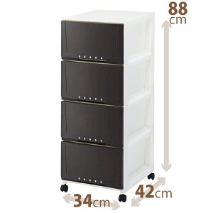 天馬 プロフィックス ルームケース 3404 4段 PROFIX チェスト タンス 収納 ボックス ケース(代引不可)【送料無料】