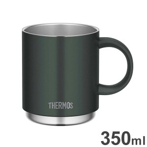 サーモス 真空断熱 マグカップ 350ml フォレストグリーン JDS-351 THERMOS 保温 マグ 保冷 食洗機対応 おしゃれ(代引不可)【送料無料】