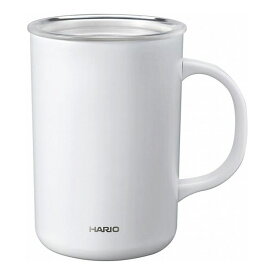 HARIO セラミックコーティング 真空二重保温マグ 470ml CMG-470-W マグカップ 保温 保冷 セラミックコート 真空断熱マグカップ【送料無料】