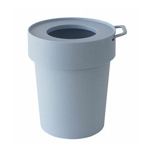 八幡化成 way-be TAPTRASH(タップトラッシュ) S 5L スモーキーブルー 239970くずかご 丸型 くず入れ ダストボックス 小さい(代引不可)【送料無料】